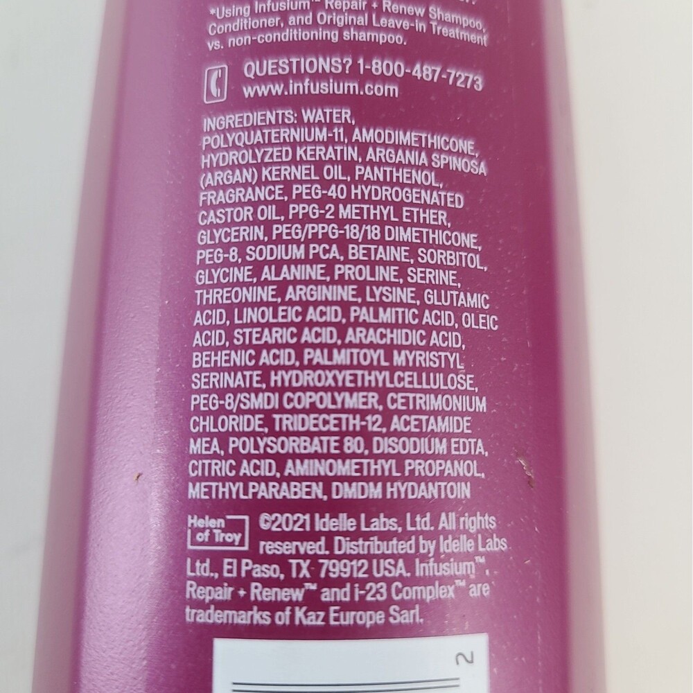 Infusium Leave In treatment Spray Repair Renew Argan Oil Keratin 13 Oz Original - Picture 4 of 4